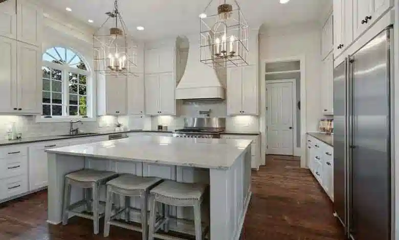 کابینت های گلاس سفید