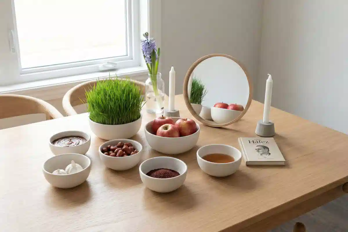 عکس سفره هفت سین مینیمال