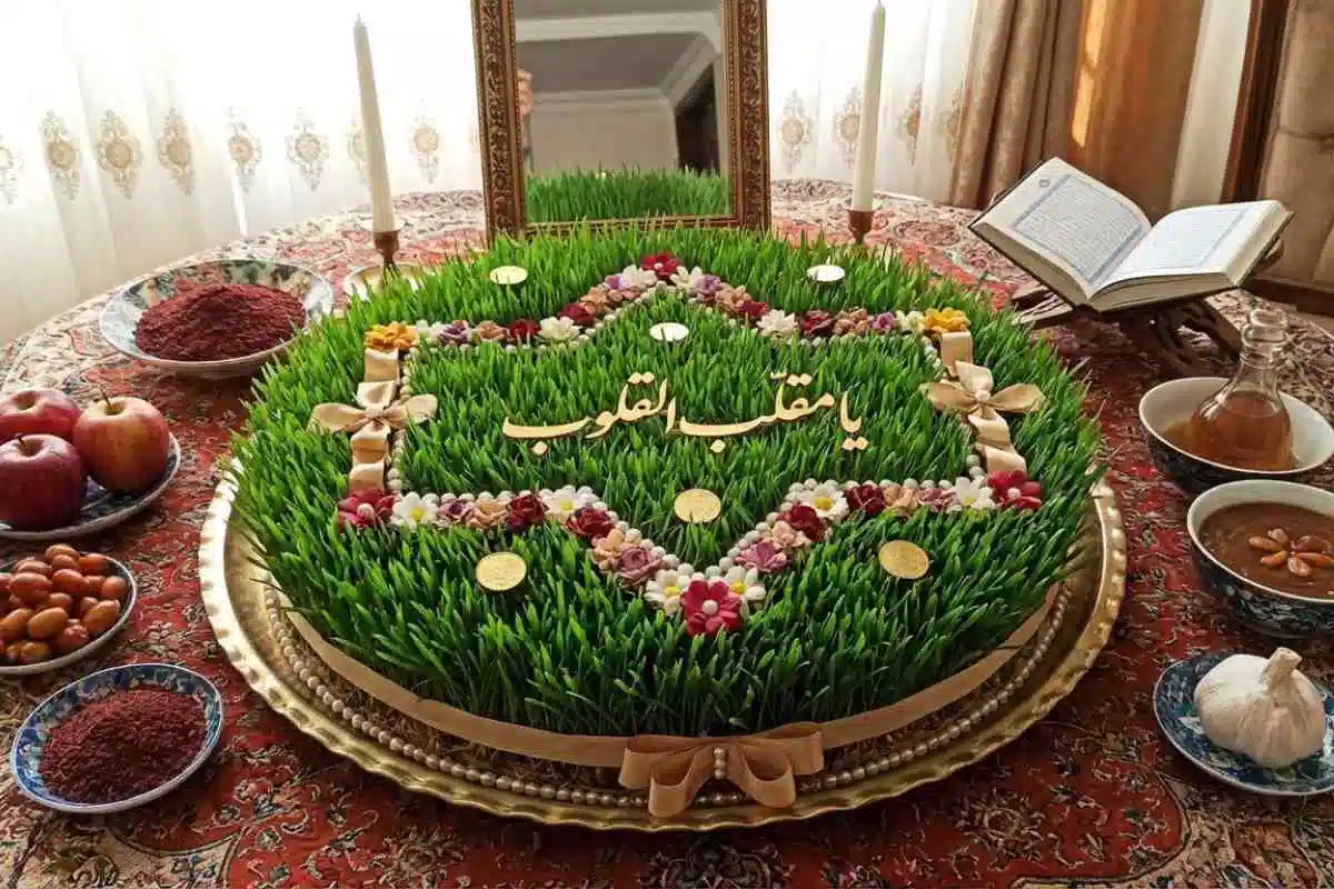 ایده تزیین سبزه عید