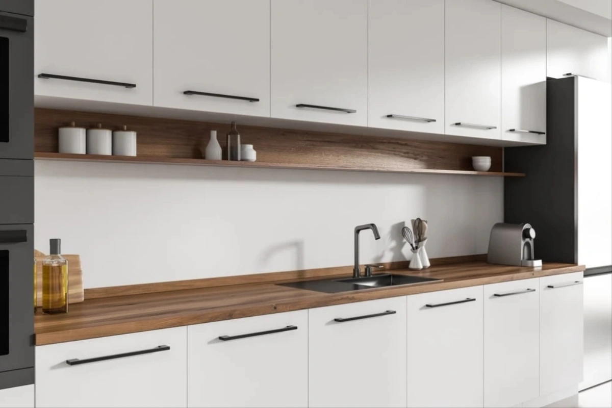 فاصله استاندارد بین کابینت زمینی و هوایی
