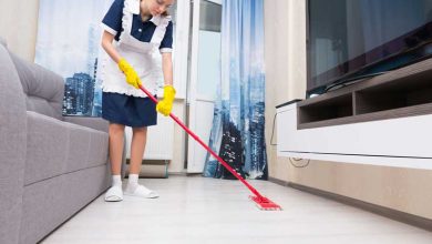 کارگر خانم برای نظافت منزل