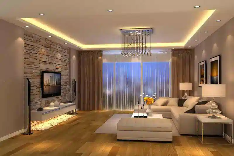 طراحی داخلی سالن پذیرایی