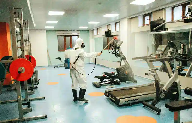 خدمات ضدعفونی باشگاه