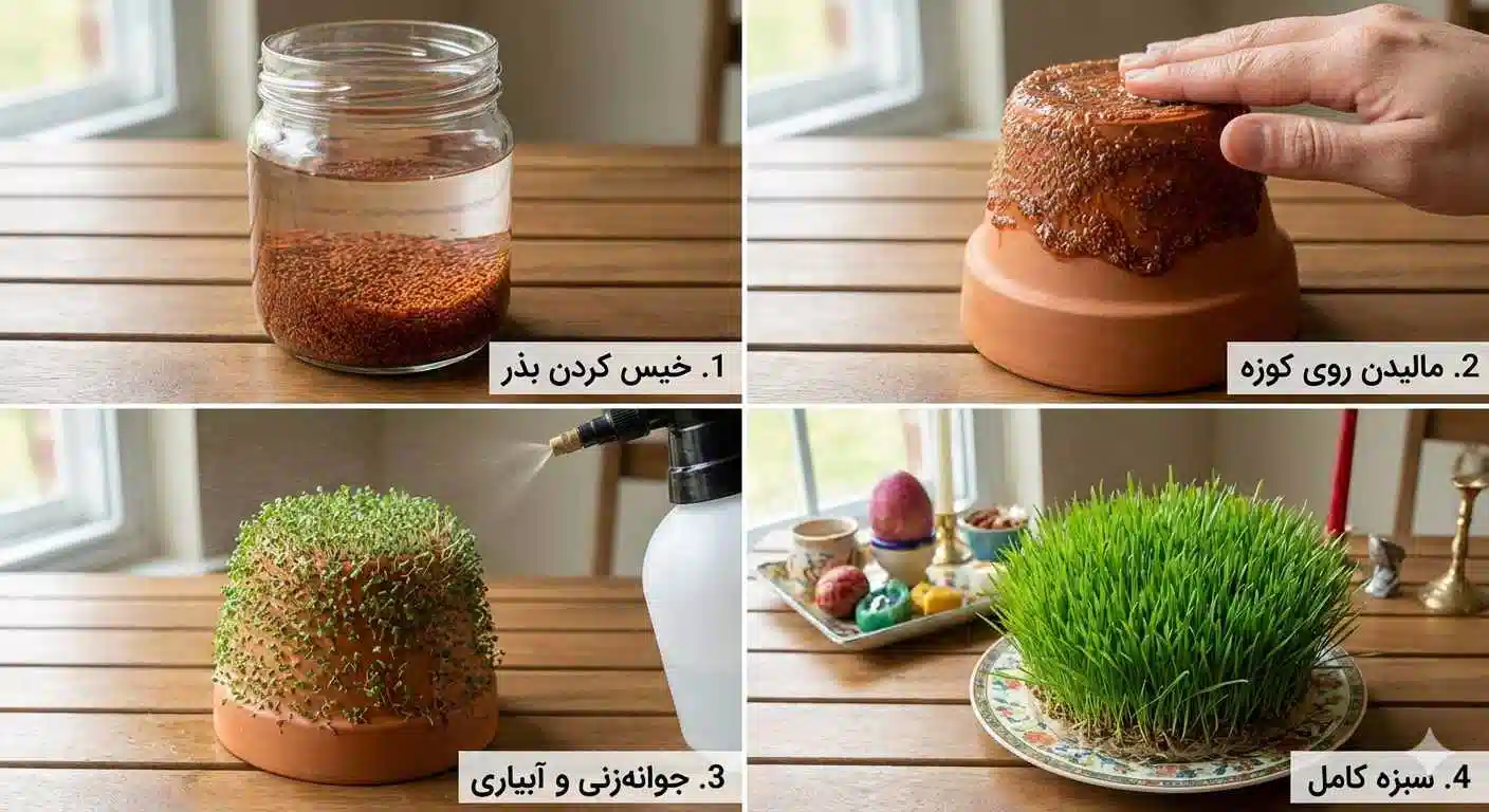 فیلم اموزش سبزه خاکشیر