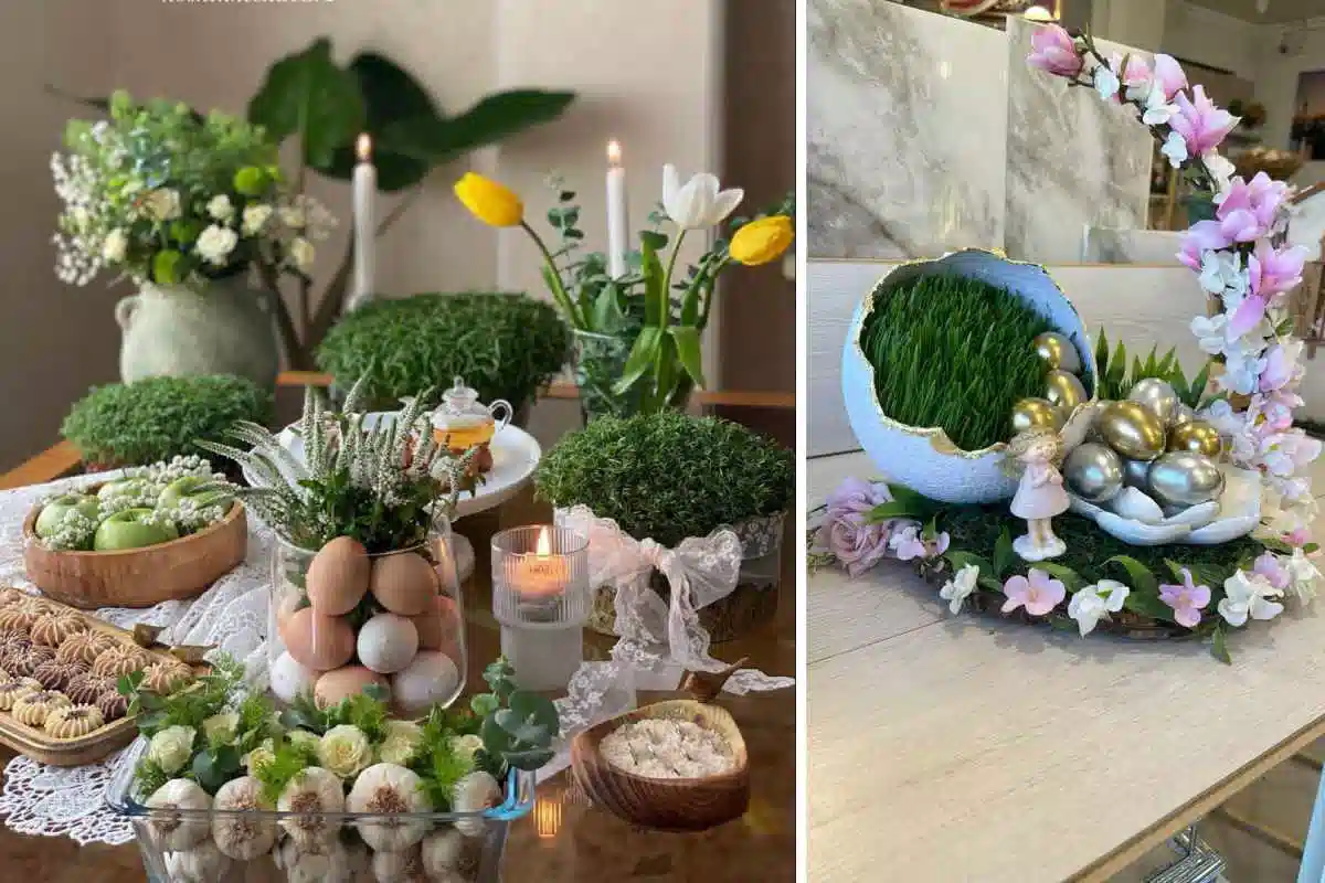 مدل‌های زیبا با سبزه خاکشیر