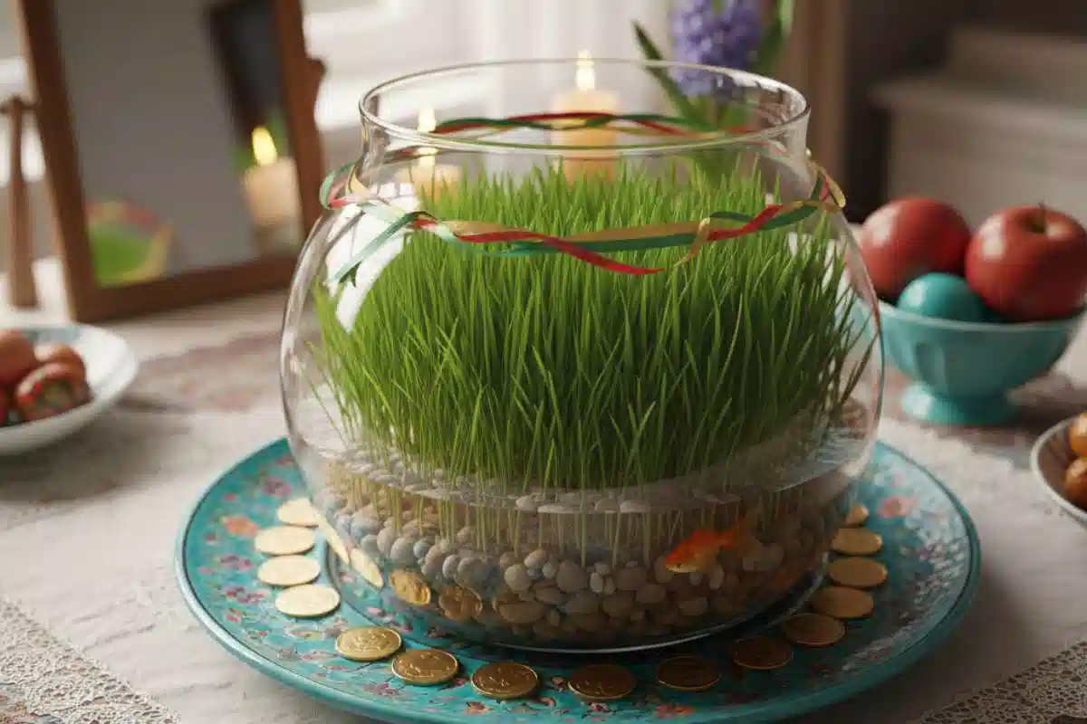 سبزه خاکشیر داخل تنگ