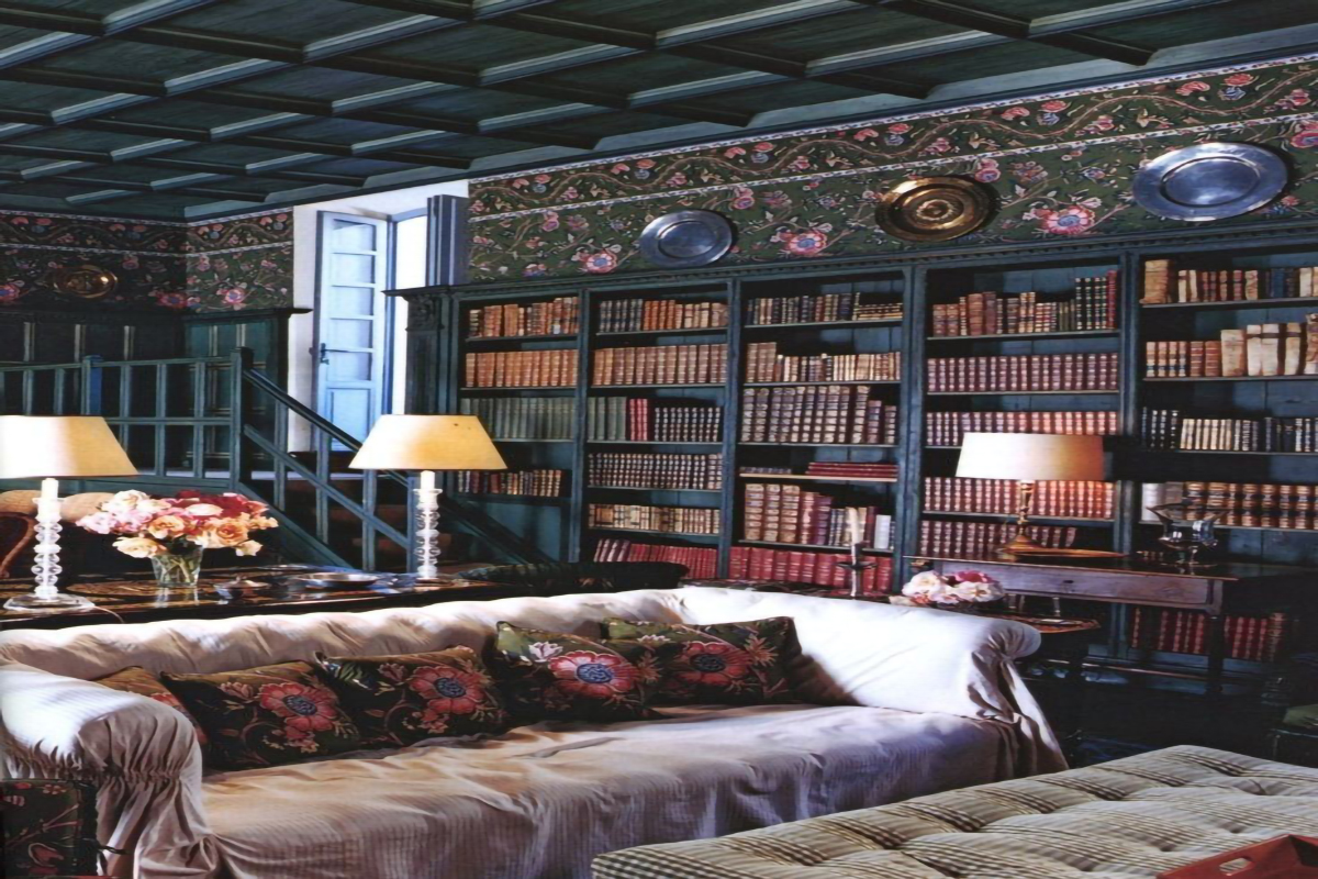 کتابخانه کلاسیک چوبی . هوم سرویز 