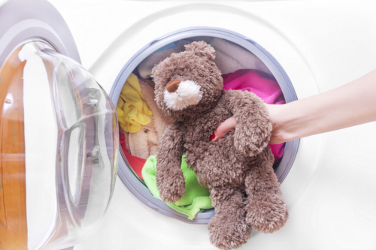 تنظیم ماشین لباسشویی برای شستن عروسک