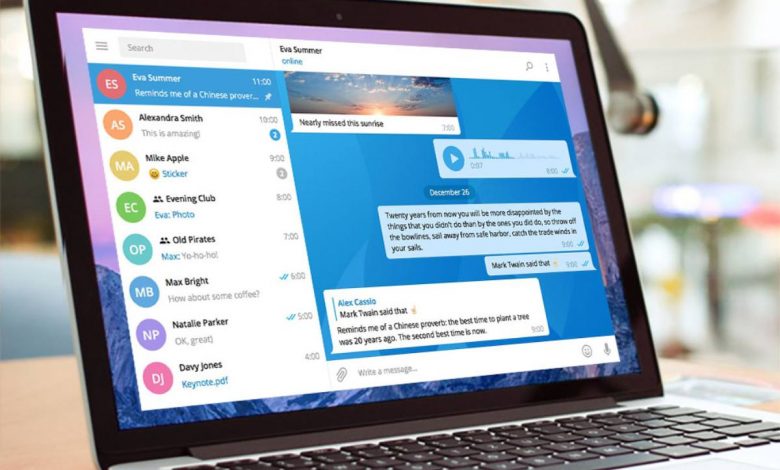 نصب تلگرام روی سیستم کامپیوتری