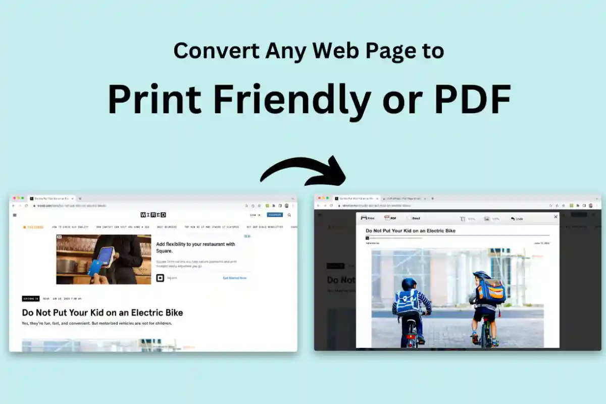 افزونه print Friendly PDF