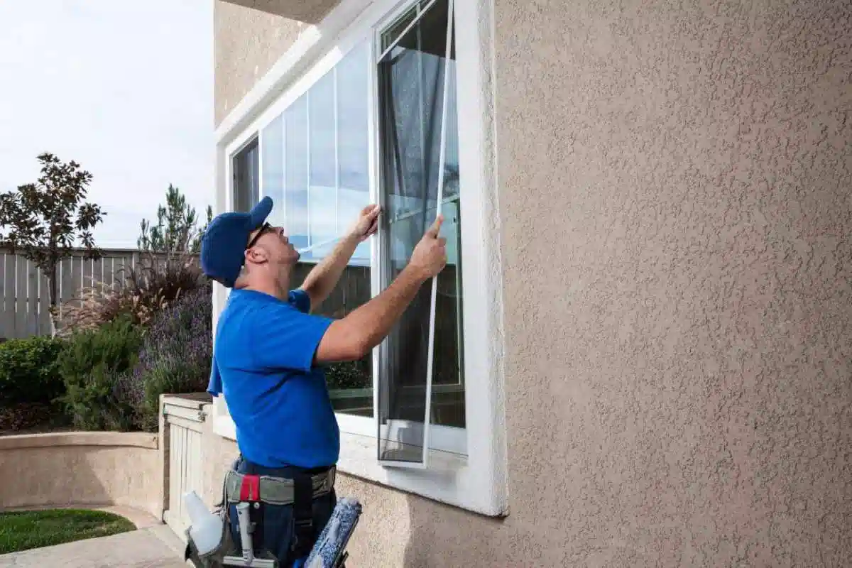 نصب توری ثابت پنجره