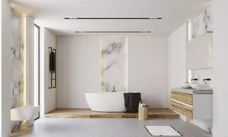 انواع مدلهای زیبا و شیک سقف کاذب در سرویس بهداشتی