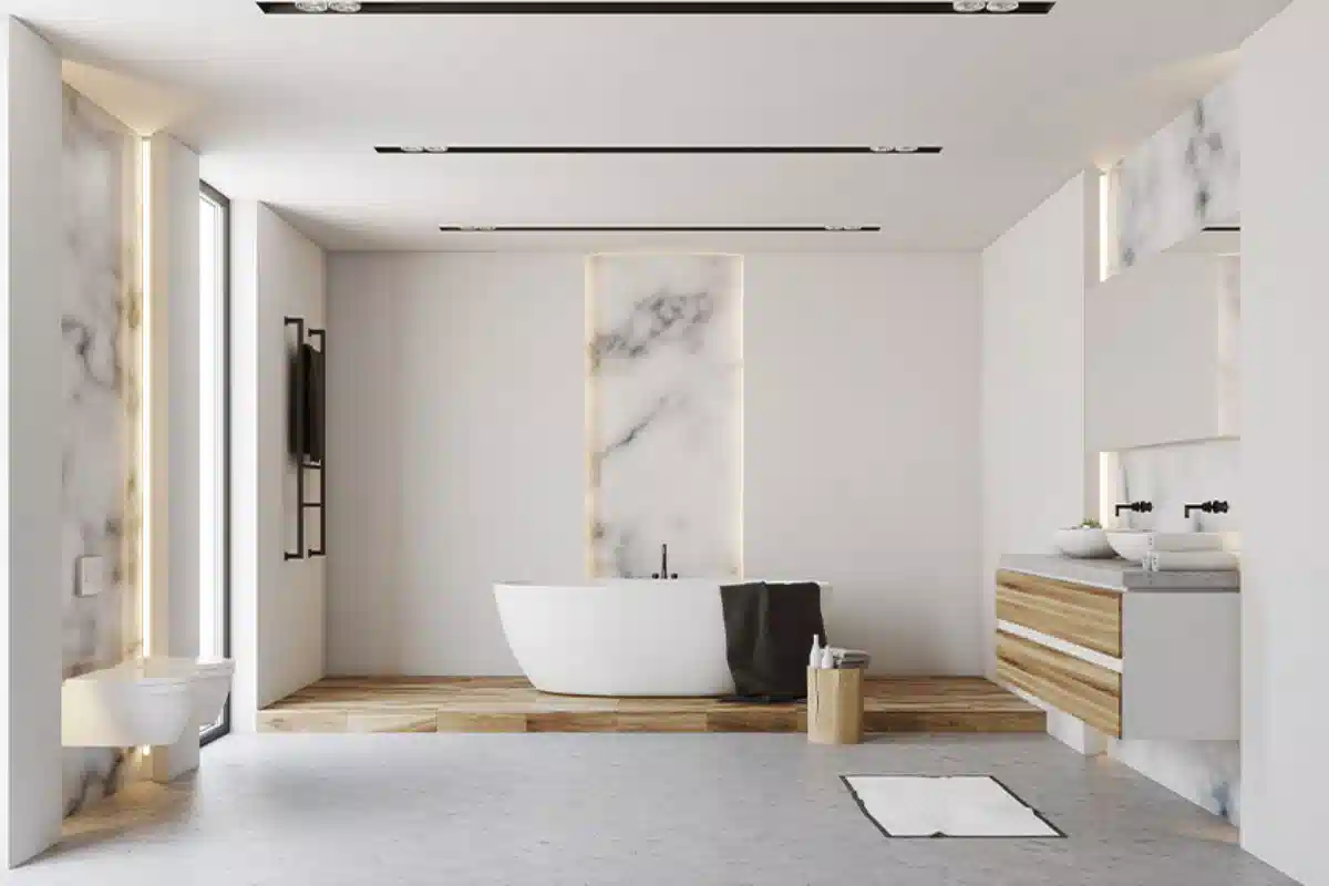 انواع مدل‌های زیبا و شیک سقف کاذب در سرویس بهداشتی