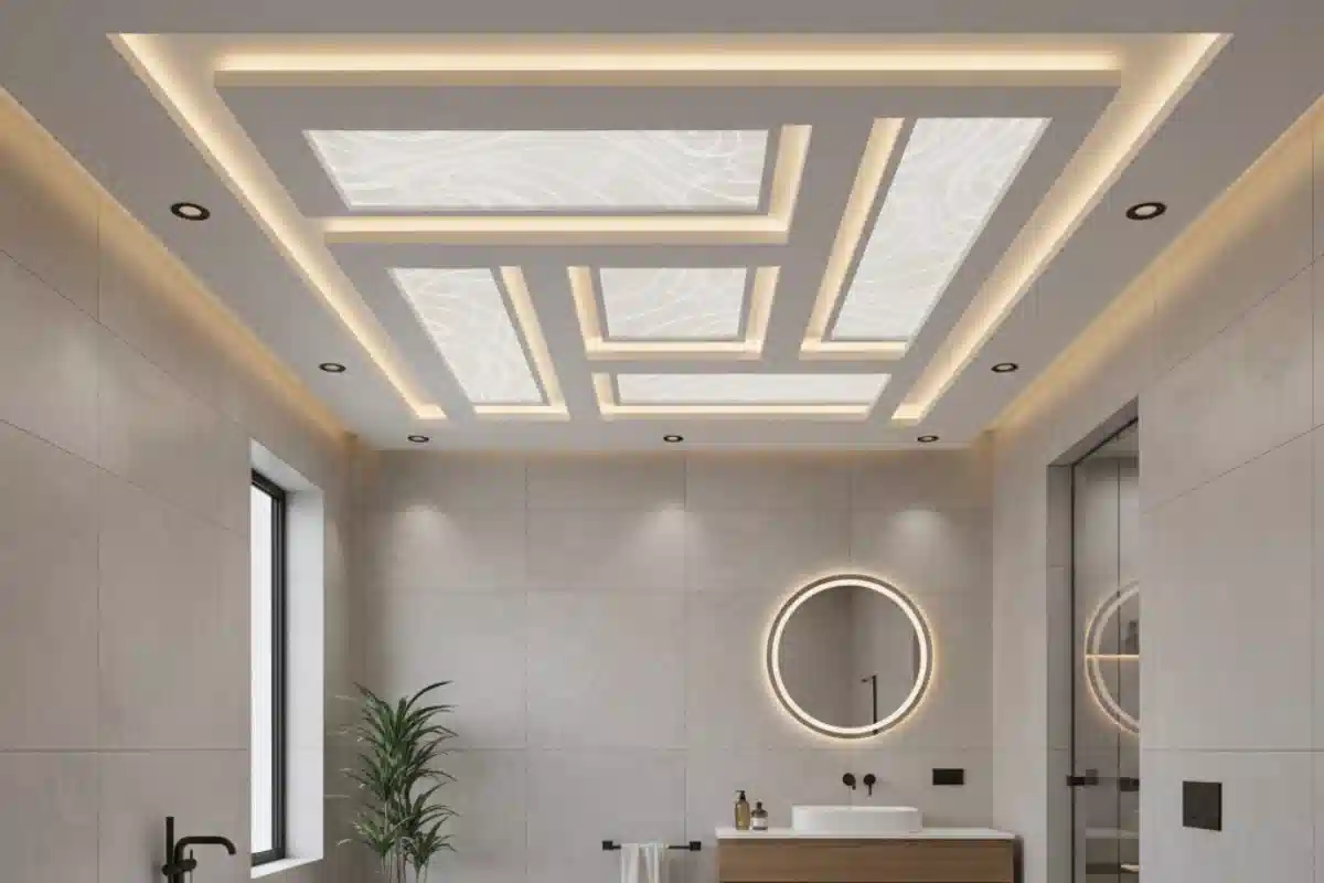 ترکیب سقف کاذب اکریلیک و کناف