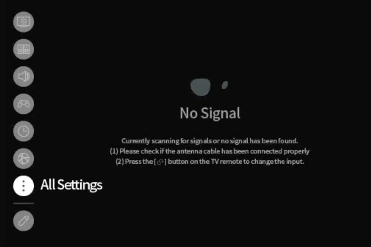 تنظیمات تلویزیون ال جی