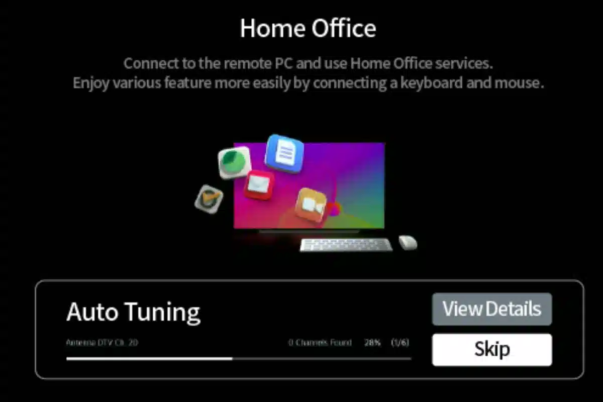 کانال یابی تلویزیون ال جی با کنترل