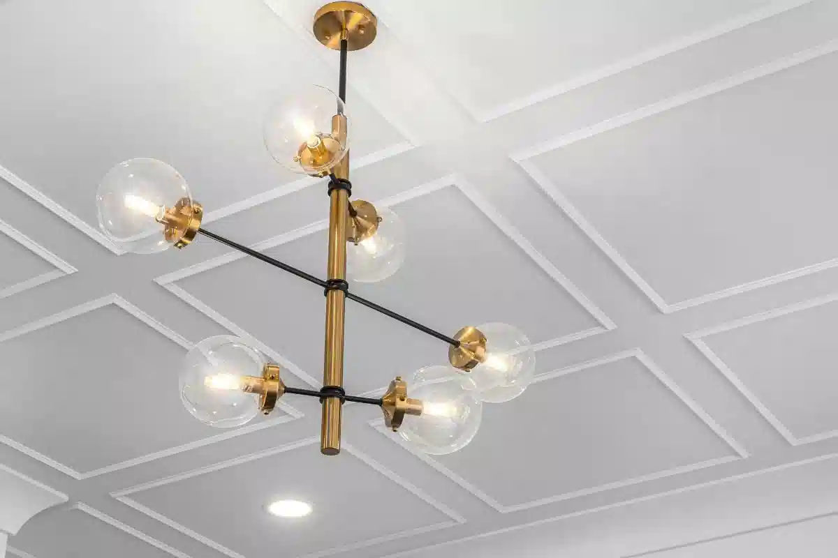 مدل لوستر ساده برای فضای کاری