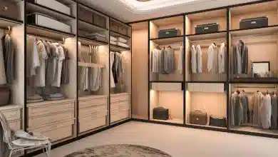نکات مهم برای نورپردازی کمد دیواری و کلوزت روم