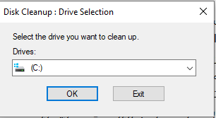مراحل پاک کردن حافظه ویندوز با ابزار Disk CleanUp