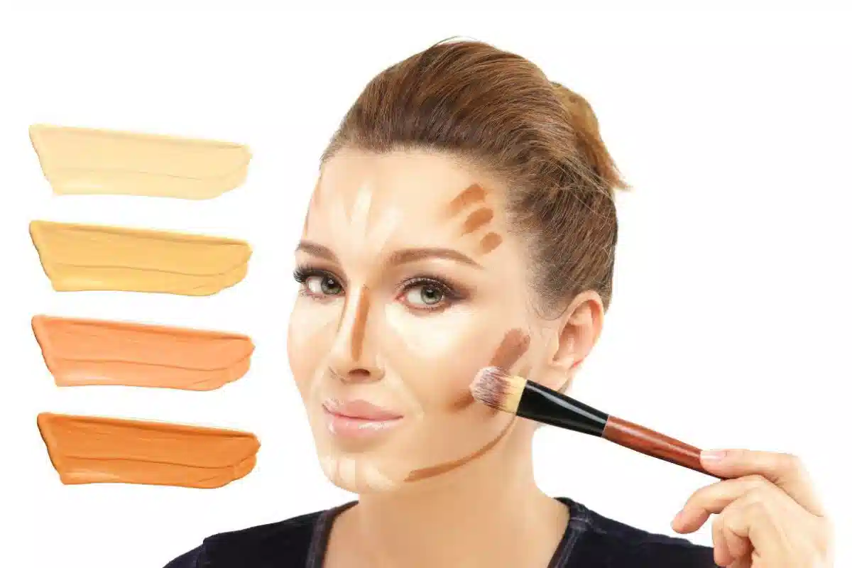آموزش مراحل کانتور بینی و صورت + وسایل کانتور